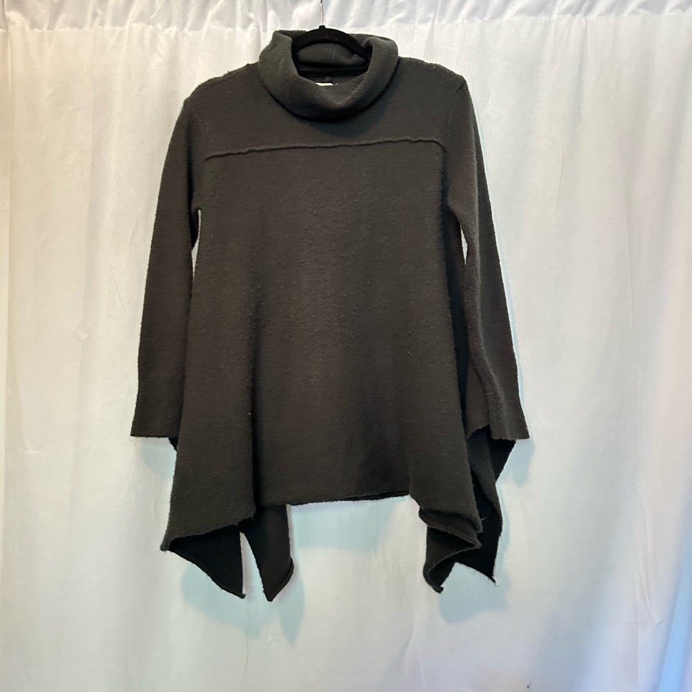 Umgee Charcoal Cowl Neck Sweater